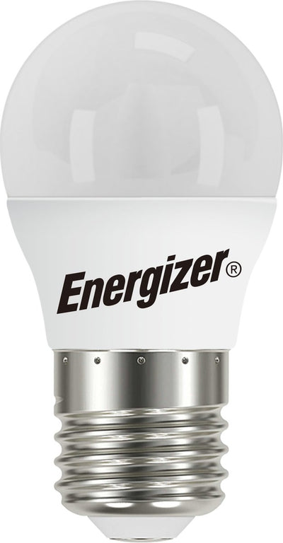 Energieeffiziente LED-Kugellampe von Energizer – E27 – 5,5 Watt – warmweißes Licht – dimmbar – 5 Stück