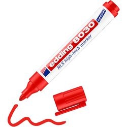 Edding 8030 nls Hightech-Marker rot | 10 Stk