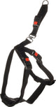 Flamingo Hundegeschirr Autosicherheit Größe L XL 60-100 cm schwarz