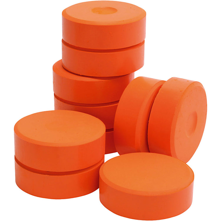 Kolorortime Tempera Flüssige Aquarellfarbe, H: 19 mm, D 57 mm, Orange, 10 Stück 1 Box