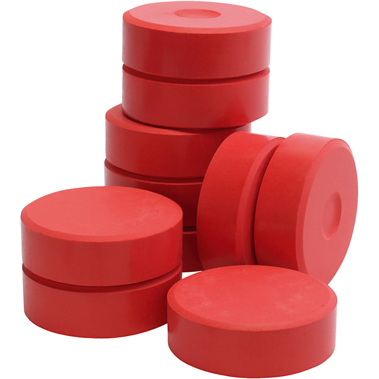 Kolorortime Tempera flüssige Aquarellfarbe, H: 19 mm, D 57 mm, rot, 10 Stück 1 Box