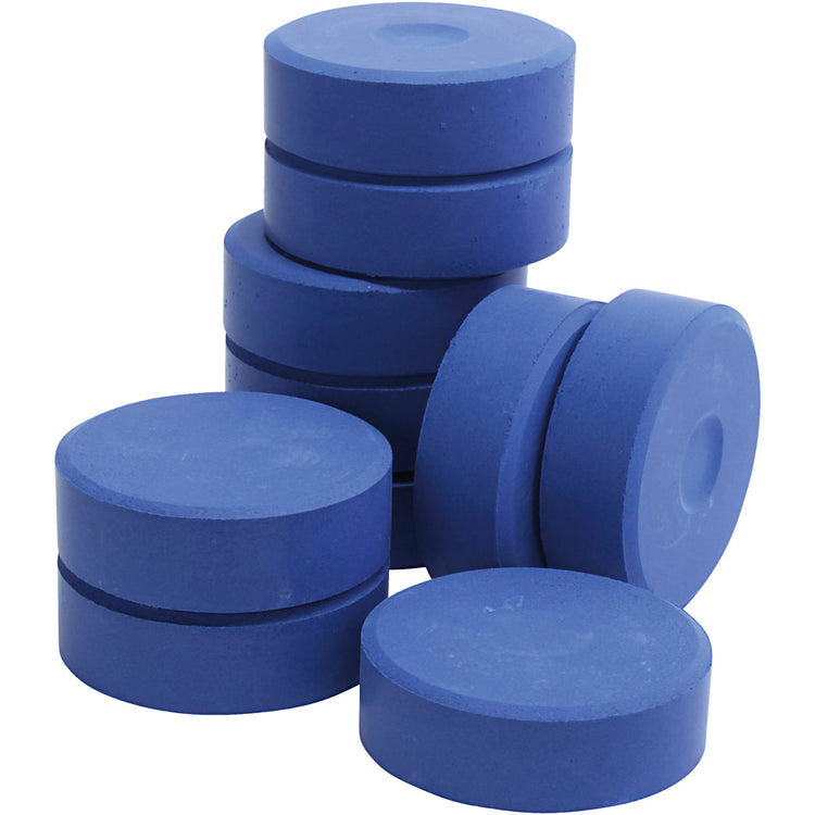 Kolorortime Tempera flüssige Aquarellfarbe, H: 19 mm, D 57 mm, blau, 10 Stück 1 Box