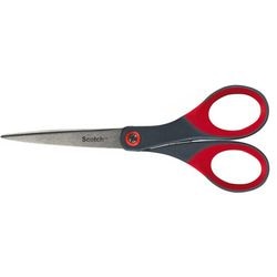 Schere 3m Präzision 180mm rot schwarz