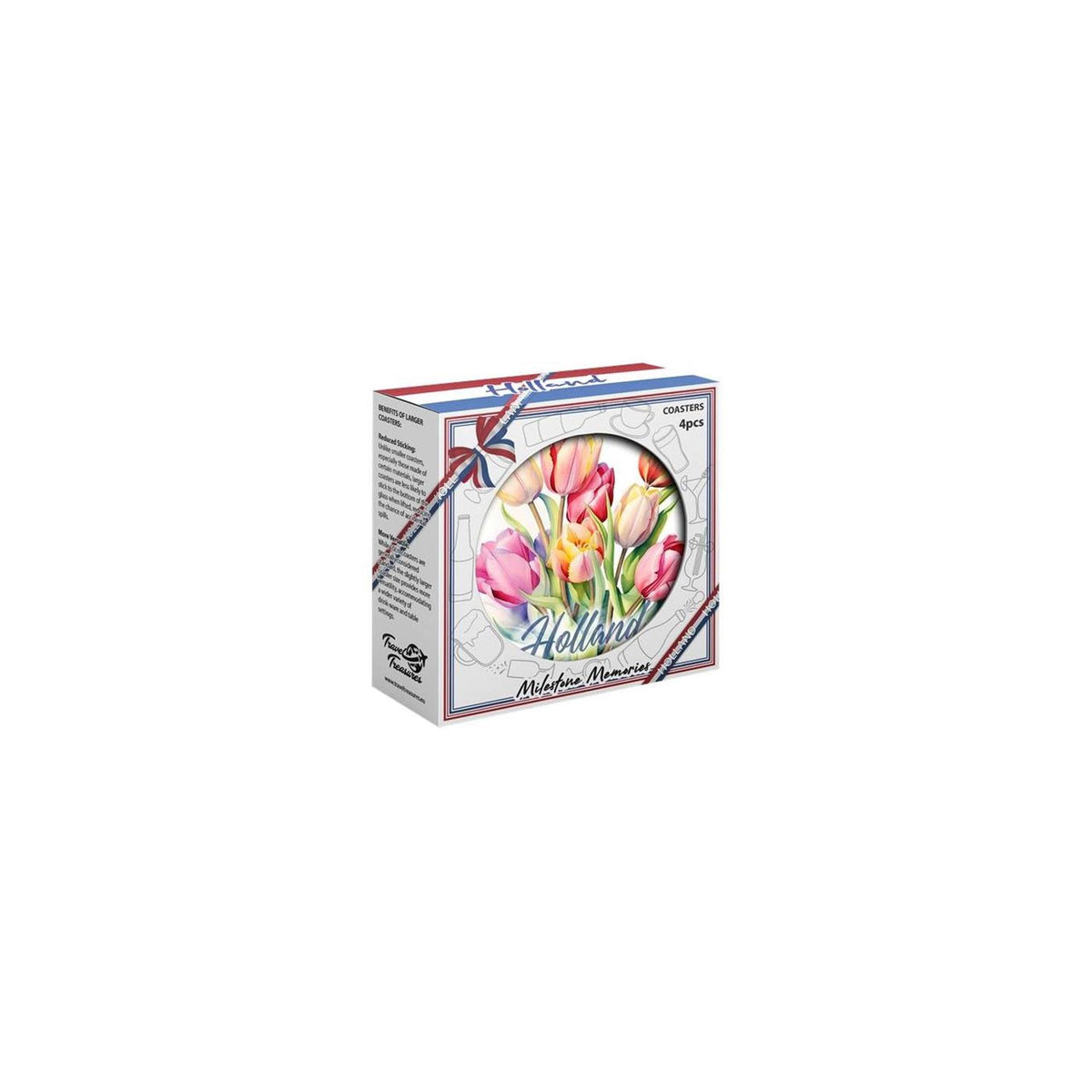 Untersetzer Tulpe ø10,3cm 4er-Set