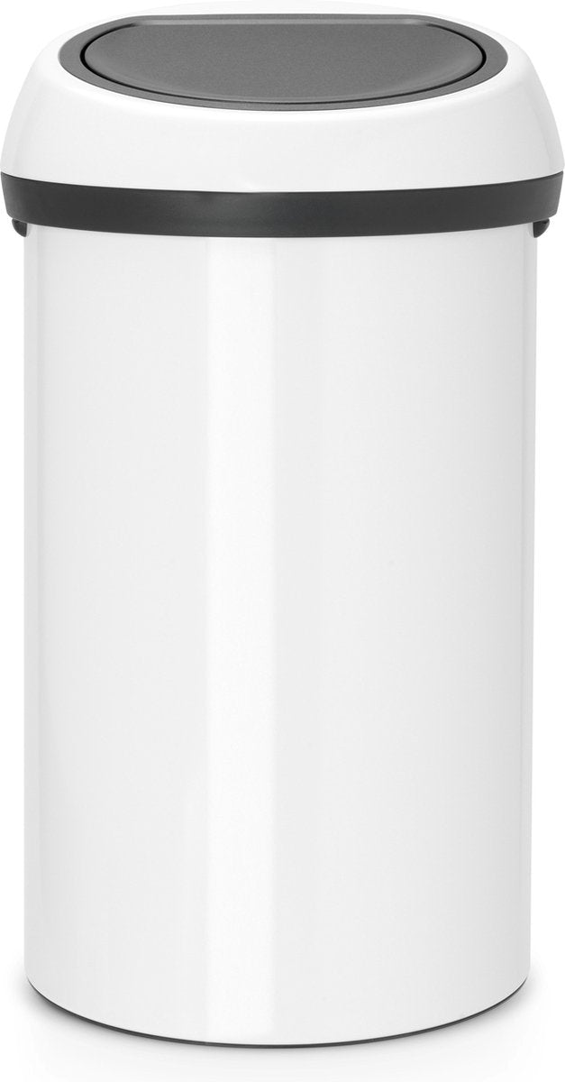 Brabantia Touch Bin Abfallbehälter – 60 Liter – Weiß
