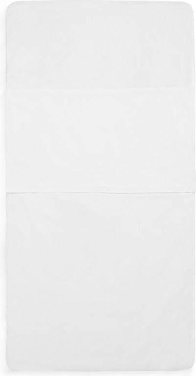 Jollein – Baby-Spannbettlaken für Kinderbett (weiß) – Baumwolle – Taschenlaken für Kinderbett, Spannbettlaken für Baby – 60 x 120 cm