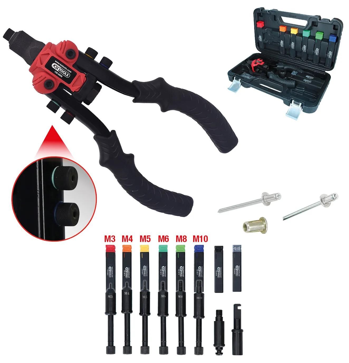 KS -Werkzeuge 3 in 1 Handflüssen Set ANZ. Teile 15