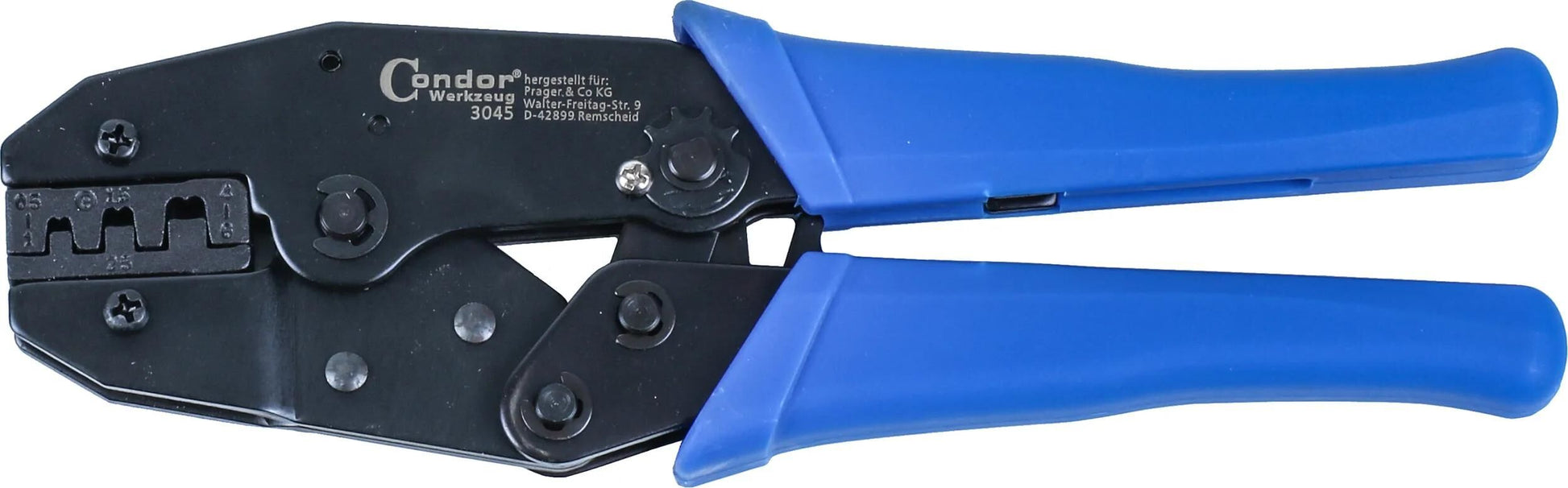 Condor Crimpzange 3045 Crimpzange unisoliert 0,5 - 6mm
