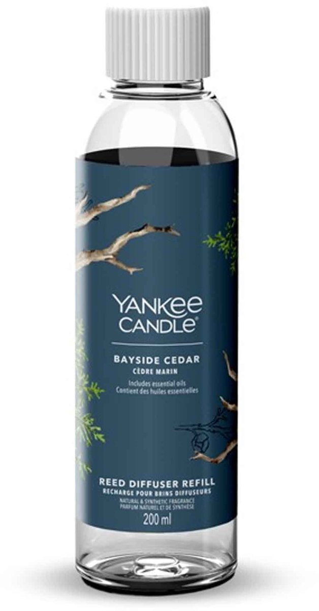 Yankee Candle - Nachfüllpackung für Duftstäbchen 200 ml - Bayside Cedar