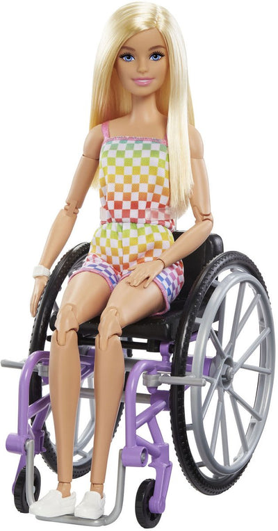 Mattel Fashionistas mit einem lila Rollstuhl #194