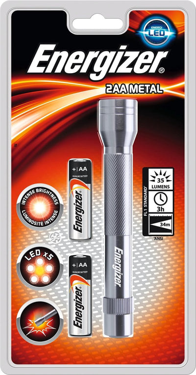 Energizer LED-Taschenlampe – 50 lm – grau