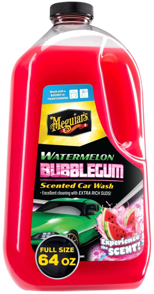 Meguiar's Watermelon Bubblegum Wash – Autoshampoo – Autoshampoo – 1,89 Liter