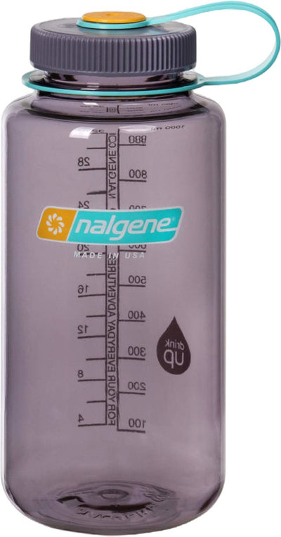 Nalgene – Weithalsflasche – Trinkflasche – Wasserflasche – auslaufsicher – 1000 ml – BPA-frei – Sustain – Aubergine