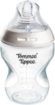 Tommee Tippee Natural Start Babyflasche – Set mit 1 x 260 ml Babyflasche – niedrige Fördergeschwindigkeit 0 m+