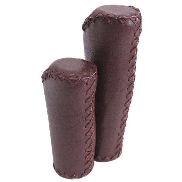 Kantengriffe Leder matt dunkelbraun 135 92mm (Werkstattverpackung)