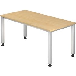 Bach Schreibtischhammer VQS16 3 braun 1600 mm x 685 mm