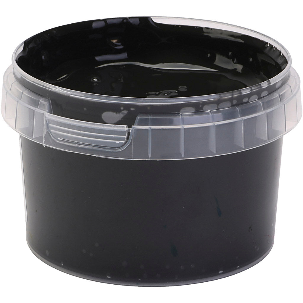 Primofingerfarbe, schwarz, 250 ml 1 Flasche