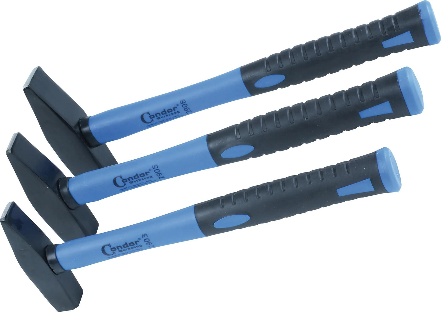 Condor Handwerkerhammer-Set Hammerset m. Fiberglas 3-teilig.