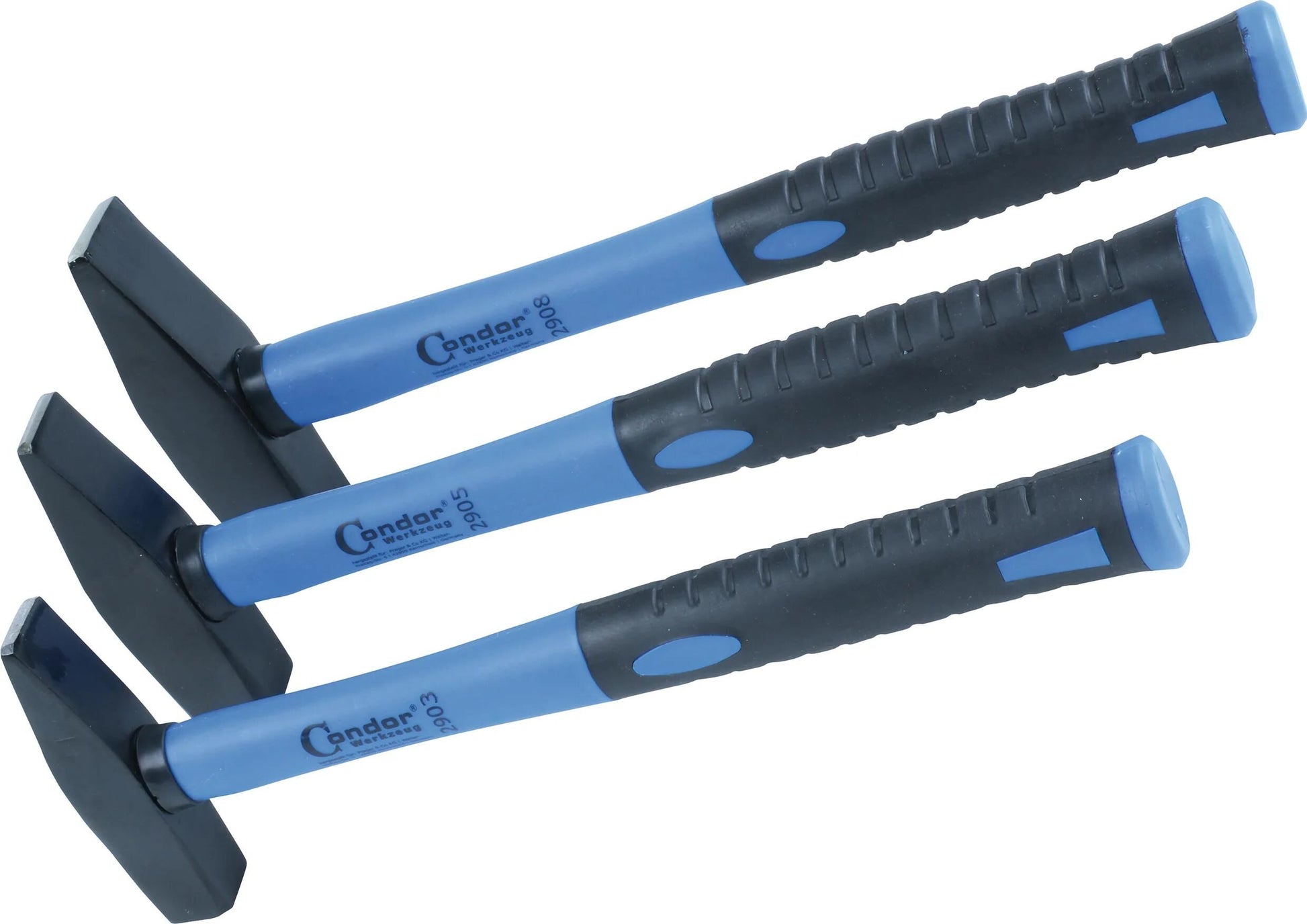 Condor Handwerkerhammer-Set Hammerset m. Fiberglas 3-teilig.