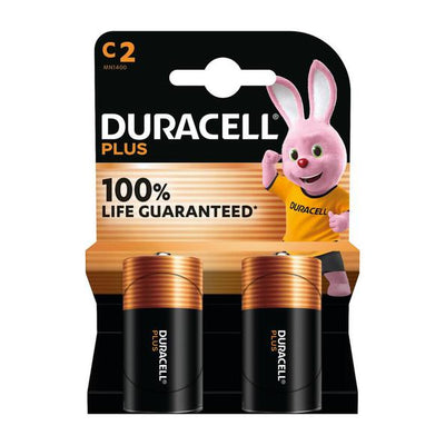 Duracell plus 100 % c 10x2 (lr14)