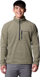 Columbia Fast Trek™ III Fleece-Herrenpullover mit halbem Reißverschluss – Steingrün, Haifisch – Größe L