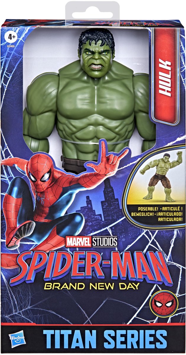 Hasbro Marvel Spiderman Titan Serie Hulk Spielfigur