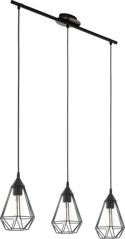 Eglo Tarbes Hängelampe – E27 – 79 cm – Schwarz
