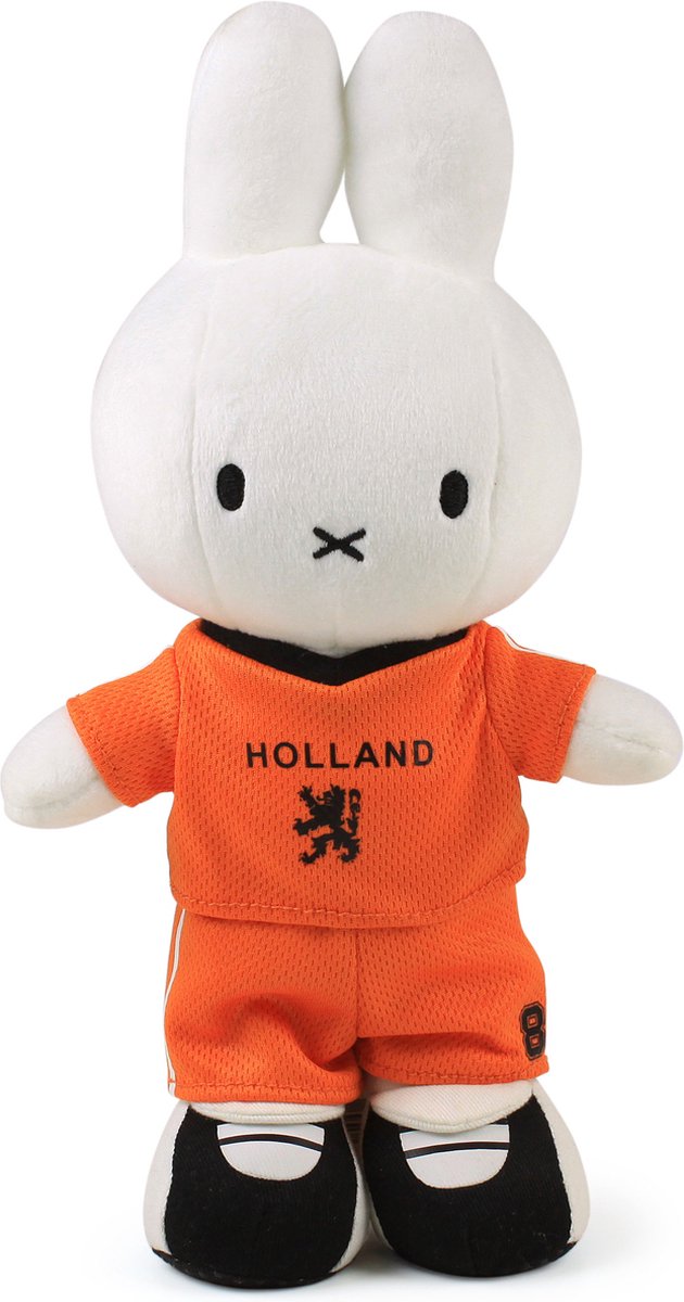Miffy von Bon Ton Toys Miffy Holland Fußballspieler – 24 cm – 9,5 Rücken Nr. 8!