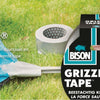Bison-Grizzly-Klebeband, silberfarben, Rolle 10 m x 5 cm