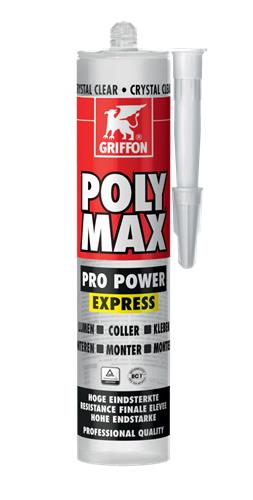Griffon Polymax Pro-Power Express transparent 300gr | 12 Stk