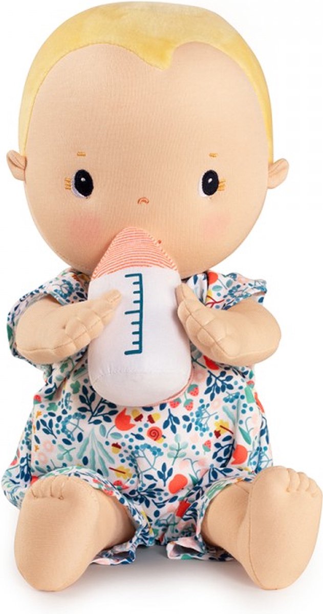 Lilliputiens – Babypuppe Billie – weiche Puppe 36 cm groß – mit Magnetflasche – geeignet ab 2 Jahren
