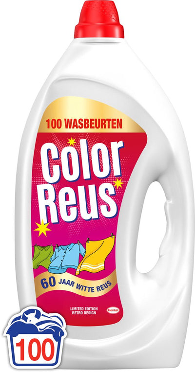 Color Giant Gel - Flüssigwaschmittel - Buntwäsche - 100 Waschgänge - Großverpackung