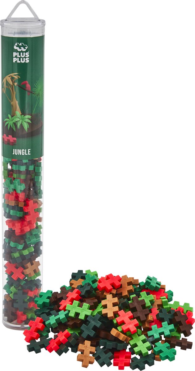 Plus Plus Tube Jungle Plus-Plus: 100 Stück (4266)