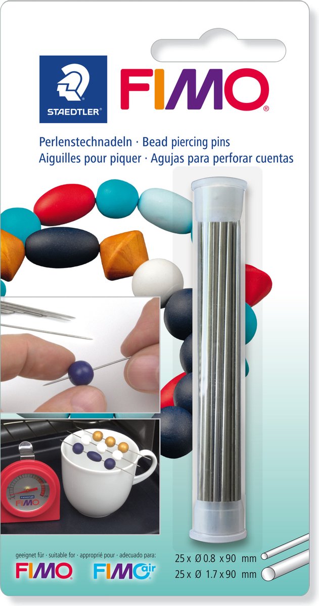 Fimo-Perforationsnadeln - 50 Perlennadeln