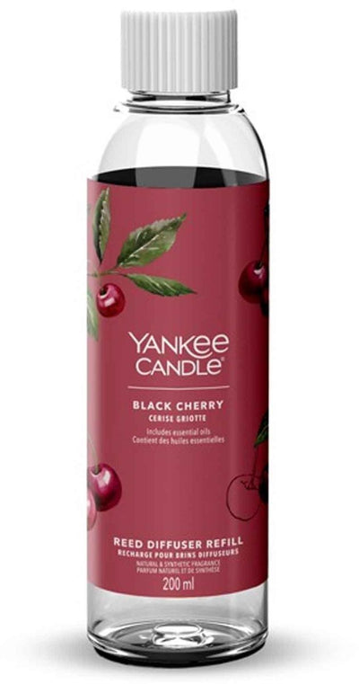 Yankee Candle - Nachfüllpackung für Duftstäbchen 200 ml - Schwarzkirsche