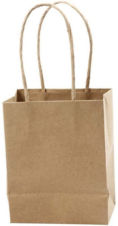 Creativ Company Papiertüten, H: 17 cm, B: 12x7 cm, 125 gr, braun, 10 Stück 1 Box