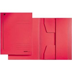 3-Klappen-Ordner Leitz rot A3