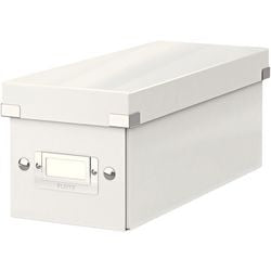 Aufbewahrungsbox Leitz Click Store Karton CD DVD weiß