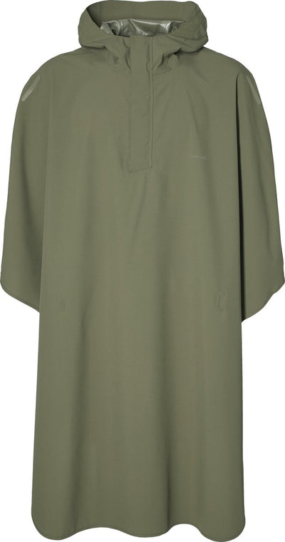 Basil Poncho Hoga Unisex Olivgrün Einheitsgröße