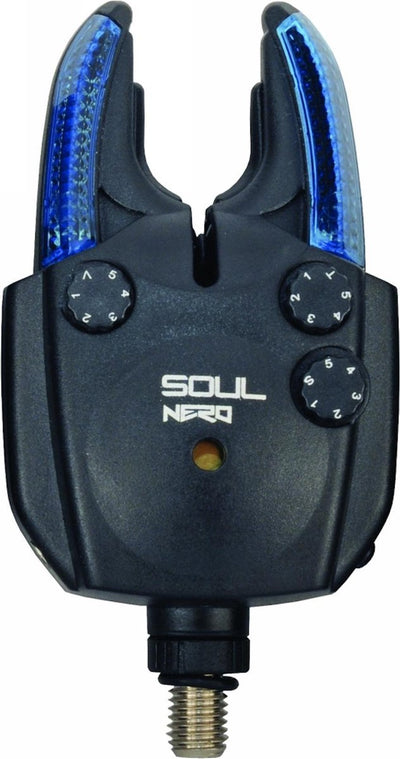 Soul Nero Bissanzeiger – kompakter Bissanzeiger mit blauer LED und Nachtbeleuchtung