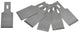 SW STAHL -Schaberblätter 12 mm 10pc SW Stahl