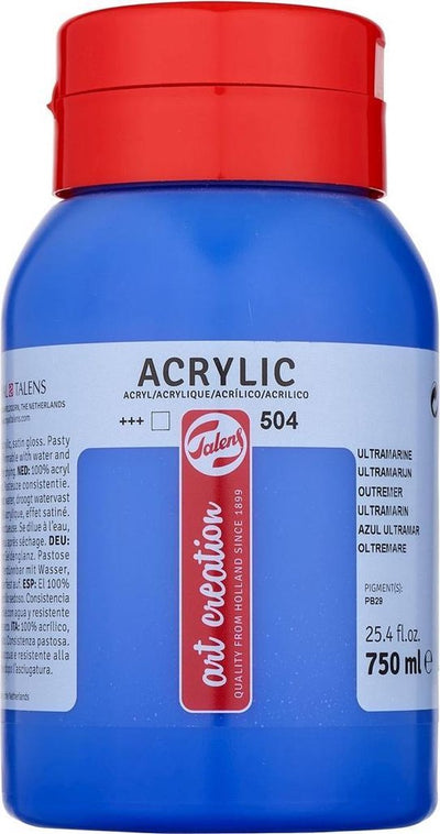 Talens Art Creation Acrylfarbtopf 750 ml Ultramarin 504