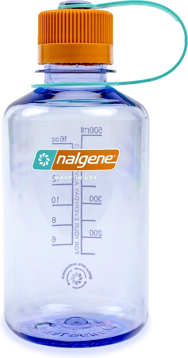 Nalgene – Enghalsflasche – Trinkflasche – Wasserflasche – auslaufsicher – 500 ml – BPA-frei – nachhaltig – Amethyst
