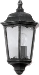 Eglo Navedo - Außenbeleuchtung - Wandleuchte - 1 Licht - Schwarz, Silberpatina