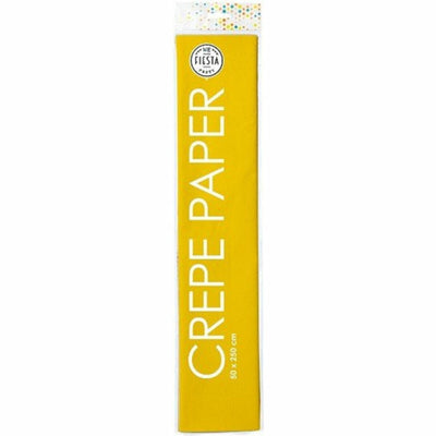 Globos Krepppapier 50x250cm gelb Packung mit 12 Rollen