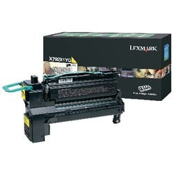 Toner Lexmark x792x1yg gelb