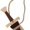 Playwood Holzdolch Luxus mit Scheide