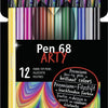 Stabilo Pen 68 Filz -Tip Stifte Arty, 12st.