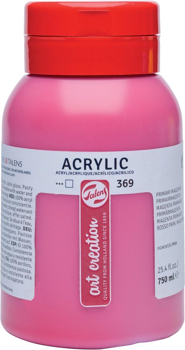 Talens Art Creation Acrylfarbtopf 750 ml Primärmagenta 369