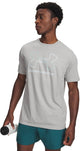 Under Armour UA GL Foundation Update SS-Gry Herren-Sportshirt – Grau – Emaille-Blau – Illusionsgrün